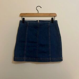 Dark-wash Denim Mini Skirt Size 4